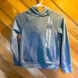 Under Armour Fleece Gray Hoodie YSM Boys